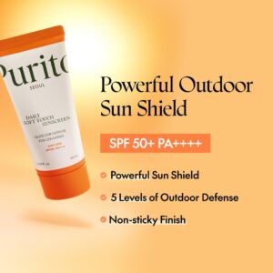PURITO Daily Soft Touch Sunscreen 60ml / 2.02 fl. oz. SPF 50+ PA ++++ safe ingredients, broad-spectrum, calm, soothing, Vegan, cruelty-free - Image 2