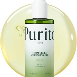 PURITO From Green Cleansing Oil Renewal 6.76 fl.oz / 200ml Gentle Facial Cleanser, Cruelty-free & Vegan, Nature-derived Oils