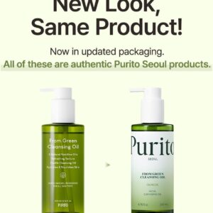 PURITO From Green Cleansing Oil Renewal 6.76 fl.oz / 200ml Gentle Facial Cleanser, Cruelty-free & Vegan, Nature-derived Oils - Image 3