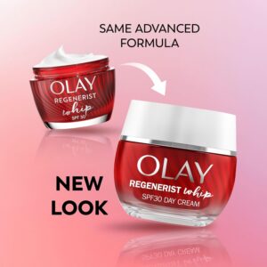 Olay Regenerist Whip Day Face Cream SPF30, Lightweight Anti-Wrinkle + Firming Skincare Moisturiser with Sun Protection, Anti-Ageing Niacinamide and Peptides, Renews, Firms and Hydrates 50ml - Image 2