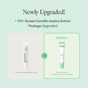 PURITO Centella Unscented Eye Cream, Korean Centella, for Sensitive Skin, Soothing, Facial Eye Cream for face, Dark Circles, Wrinkles, Puffiness, K-Beauty, Vegan & Cruelty-Free, 30ml 1fl.oz - Image 3