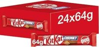 KitKat Chunky Duo Milk Chocolate Bars, 24 x 64 g