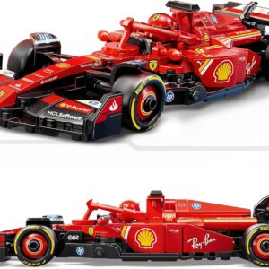 LEGO Speed Champions Ferrari SF-24 F1 Race Car Toy with a Collectible Formula 1 Driver Minifigure - Model Kits for 10+ Year Old Boys & Girls or Adult Motorsport Fans 77242 - Image 3