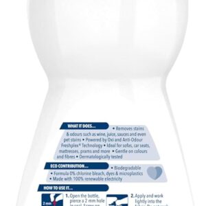 Dr. Beckmann Upholstery Stain Remover | Removes stubborn stains from sofas, car seats etc | 400ml - Image 3