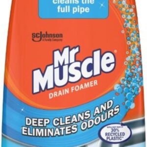 Mr Muscle Drain Foamer, Drain Cleaning Foam to Unblock & Eliminate Odour, 500 ml (Pack of 1) - Image 2
