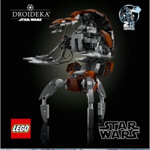 LEGO Star Wars Droideka Set, Collectible Droid Model Kit for Adults to Build, Home Officé Decor Display Figure, Memorabilia Gift idea for Men, Women, Him, Her & Fans 75381
