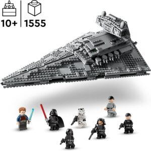LEGO Star Wars 75394 Imperial Star Destroyer - Starship Building Toy with a Detailed Interior and 7 Minifigures incl. Darth Vader - Birthday Gift for 10+ Year Old Boys and Adult A New Hope Fans - Image 3