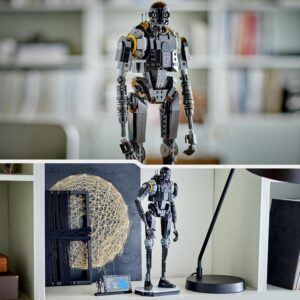 LEGO Star Wars 75434 K-2SO Security Droid Figure - Posable Play & Display Building Toy - Collectible Model Kit incl. an Information Plaque - Gift for Boys, Girls & Adult Andor Fans - Image 3