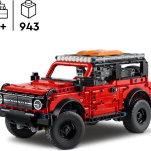 LEGO Technic Ford Bronco SUV Off Road Car Toy - Model Kit with Opening Doors, V6 Engine, Suspension & Steering - Collectible Gift for 9+ Year Old Boys - 42213 - Image 2