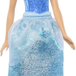Mattel Disney Princess Dolls, Cinderella Posable Fashion Doll with Sparkling Clothing and Accessories, Disney Movie Toys, HLW06 - Image 3