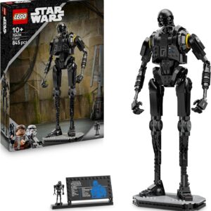 LEGO Star Wars 75434 K-2SO Security Droid Figure - Posable Play & Display Building Toy - Collectible Model Kit incl. an Information Plaque - Gift for Boys, Girls & Adult Andor Fans