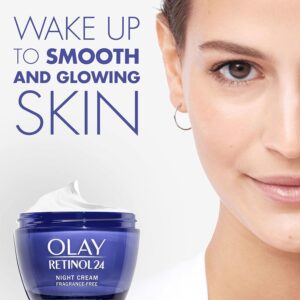 Olay Regenerist Retinol24 Night Face Cream Moisturiser With Retinol and Vitamin B3 50 ml, Fragrance Free - Image 3