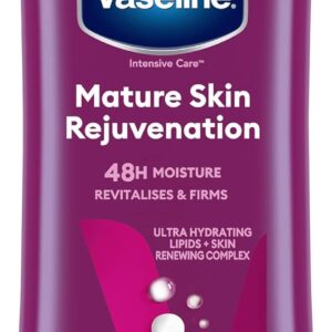 Vaseline Intensive Care Mature Skin Rejuvenation Body Lotion revitalises and firms with 48h moisture for maturing dry skin 400 ml - Image 2