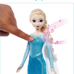 Mattel Disney Frozen Toys, Singing Elsa Doll in Signature Clothing, Sings “Let It Go” from the Disney Movie Frozen, Gifts for Kids, JFH84 - Image 2