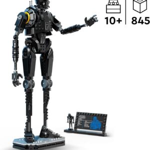 LEGO Star Wars 75434 K-2SO Security Droid Figure - Posable Play & Display Building Toy - Collectible Model Kit incl. an Information Plaque - Gift for Boys, Girls & Adult Andor Fans - Image 2