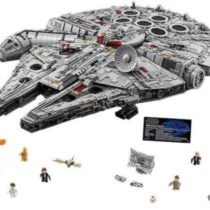 LEGO Star Wars Millennium Falcon, UCS Set for Adults, Model Kit to Build with Han Solo, Princess Leia & Chewbacca Minifigures, Plus Droid Figure, Collectible Gifts for Teenagers, Boys and Girls 75192 - Image 2
