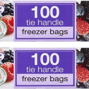 Tidyz 200 Large Freezer Bags /2 Packs of 100