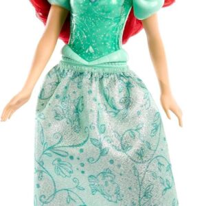 Mattel Disney Princess Dolls, Ariel Posable Fashion Doll with Sparkling Clothing and Accessories, Disney Movie Toys, HLW10 - Image 3